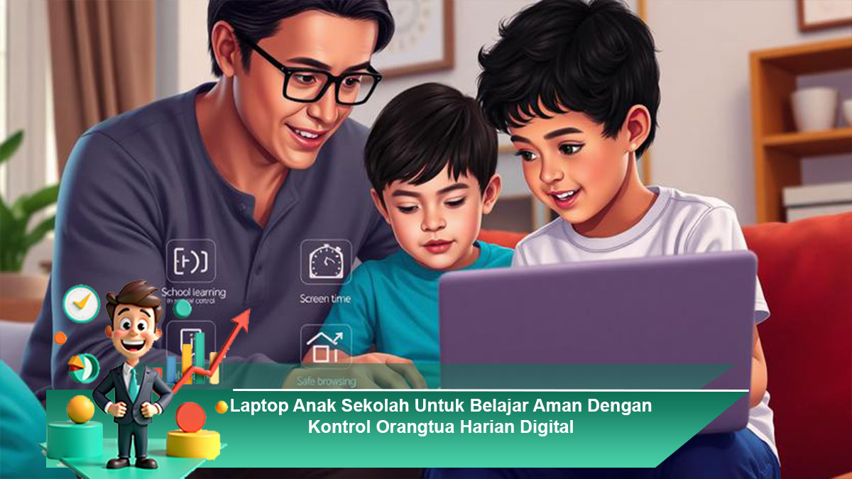 Laptop-Anak-Sekolah-Untuk-Belajar-Aman-Dengan-Kontrol-Orangtua-Harian-Digital