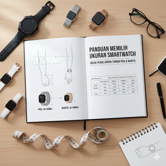 Panduan Memilih Ukuran Smartwatch Yang Pas Untuk Pergelangan Tangan Pria Dan Wanita