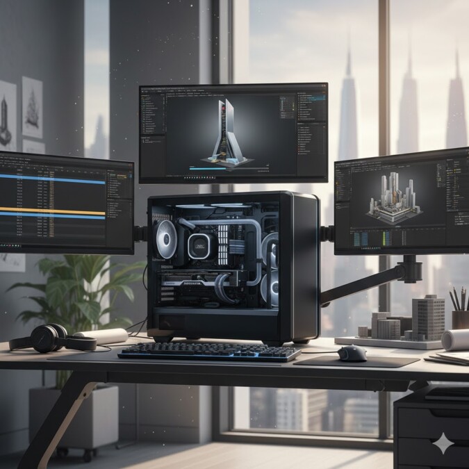 Rekomendasi PC Workstation Untuk Arsitek Kuat Render Animasi 3D Tanpa Lag Sedikitpun
