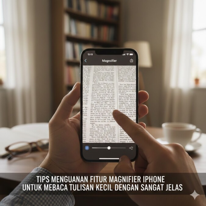 Tips Menggunakan Fitur Magnifier iPhone Untuk Membaca Tulisan Kecil Dengan Sangat Jelas